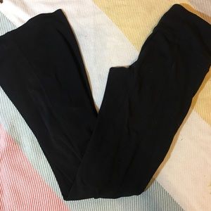 Athleta black flare leggings size S